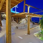 Exquisite Mykonos Villa Villa Cielo 2 Bedroom Private Pool And Outdoor Jacuzzi Panoramic Sea And Sunset View Gym Helipad Tennis Court ,